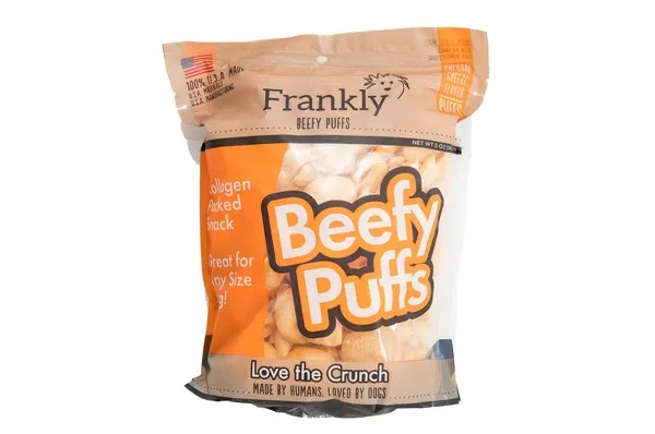 1ea Frankly Beefy Puffs Cheese 5 oz. - Treats